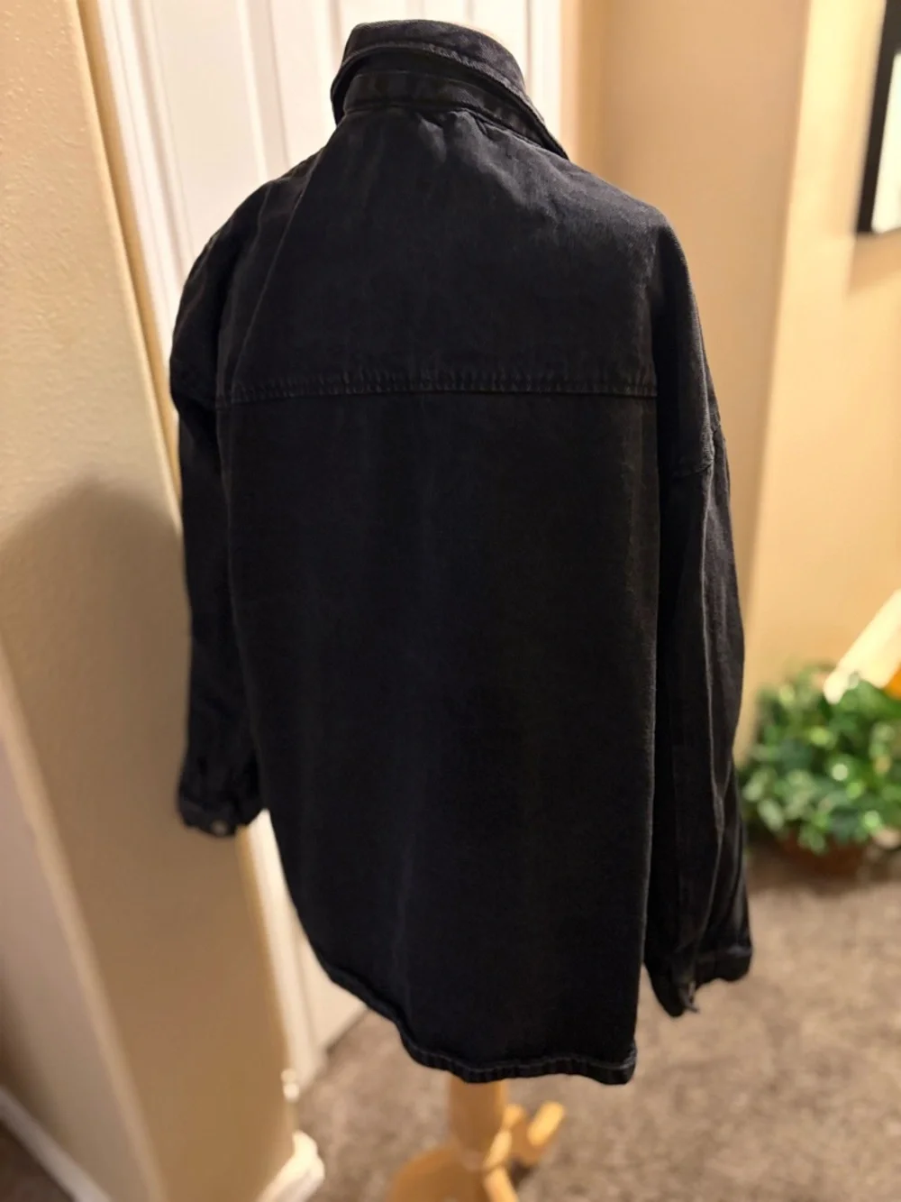 H&M Divided Black Denim Jacket